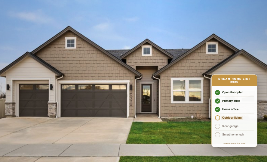 dream home check list for 2026
